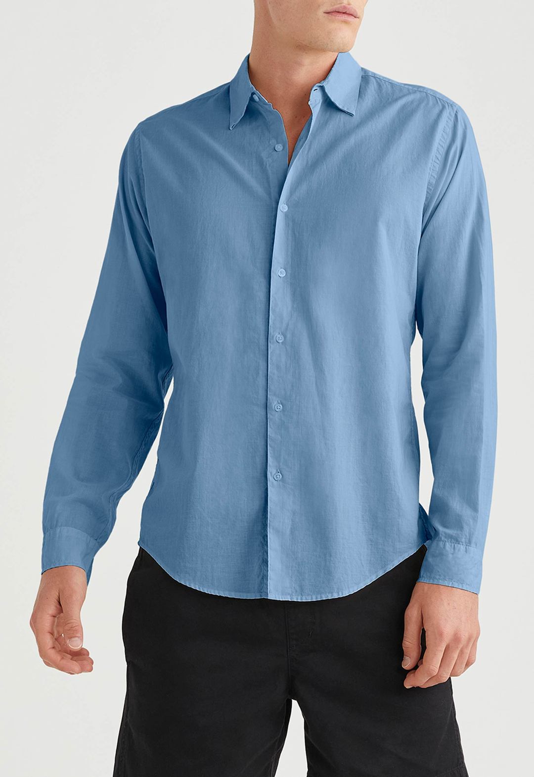 Jac+Jack FOLDED COLLAR SHIRT